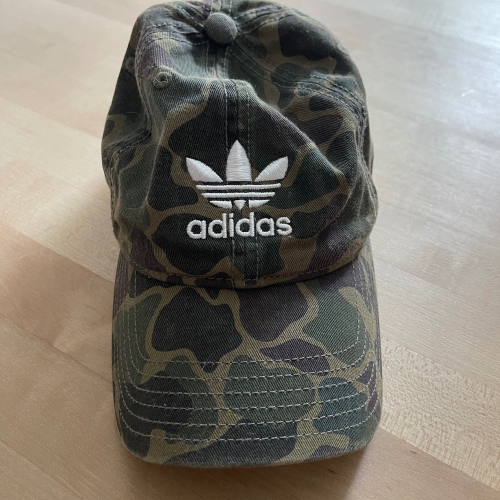 adidas Camouflage Hat - Green and Brown